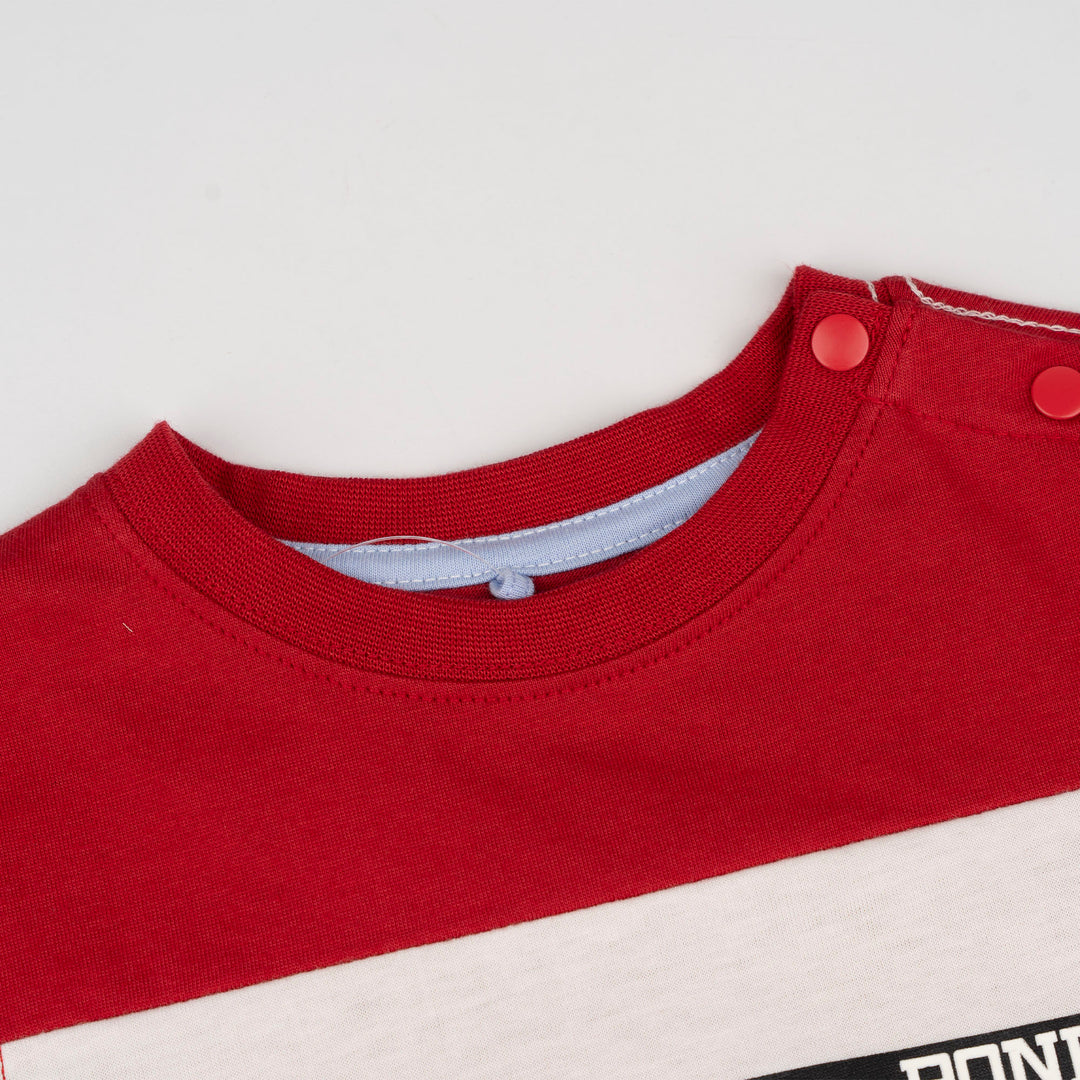 Baby Red Cut & Sew Short Sleeve Tee
