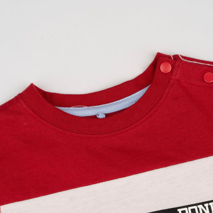 Baby Red Cut & Sew Short Sleeve Tee