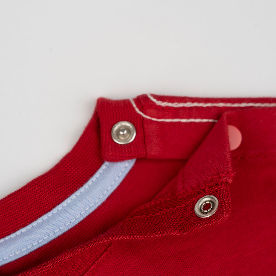 Baby Red Cut & Sew Short Sleeve Tee