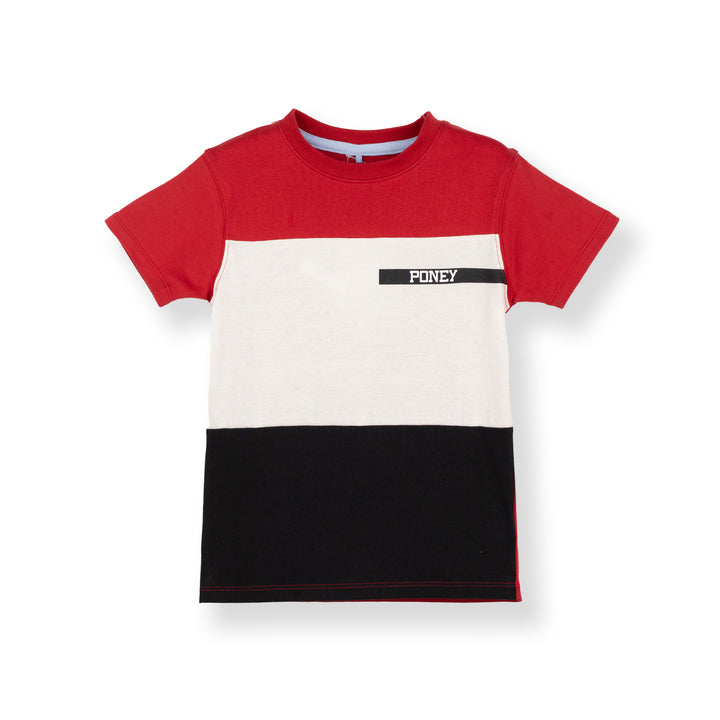 Red Cut & Sew Short Sleeve Tee