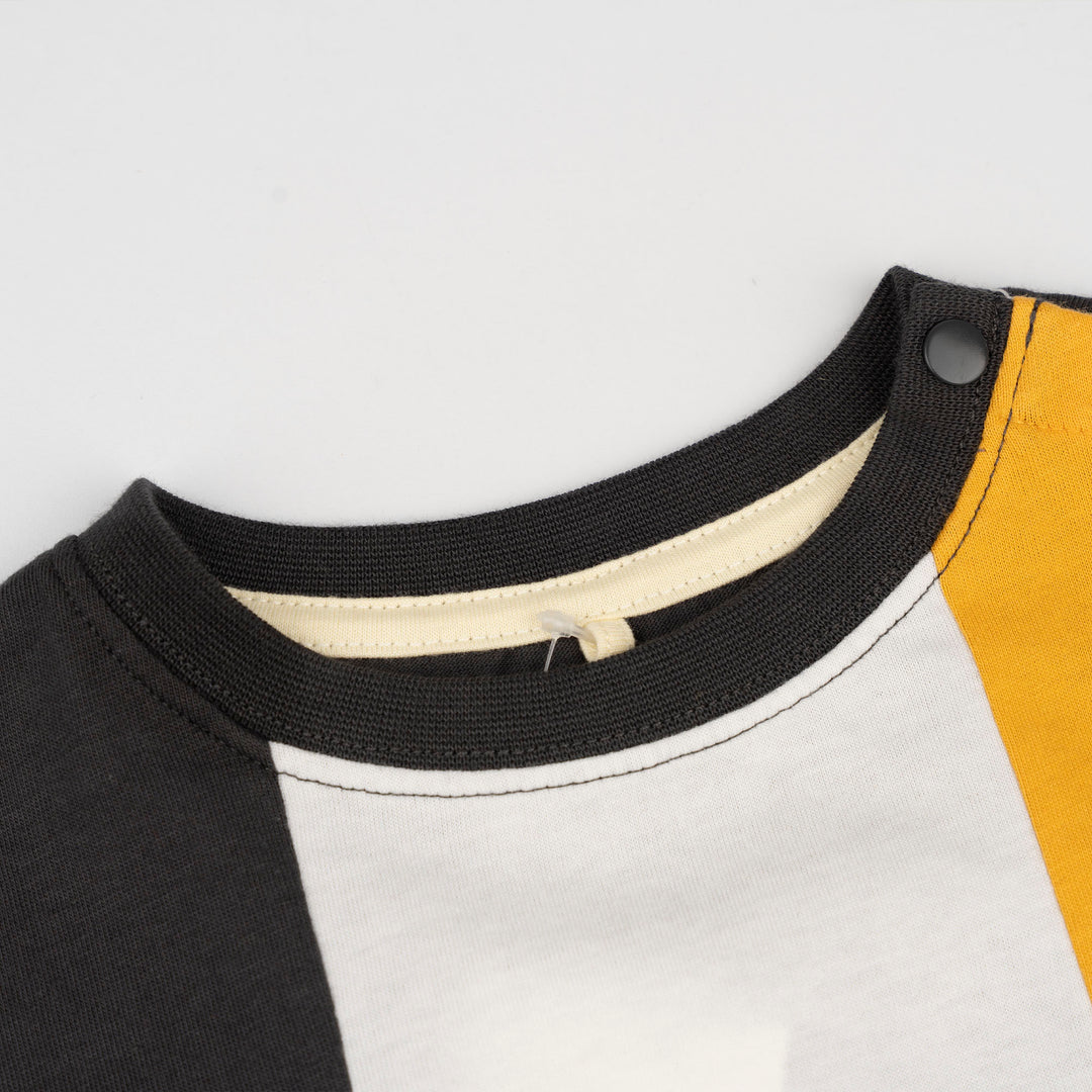 Baby Grey Cut & Sew Short Sleeve Tee