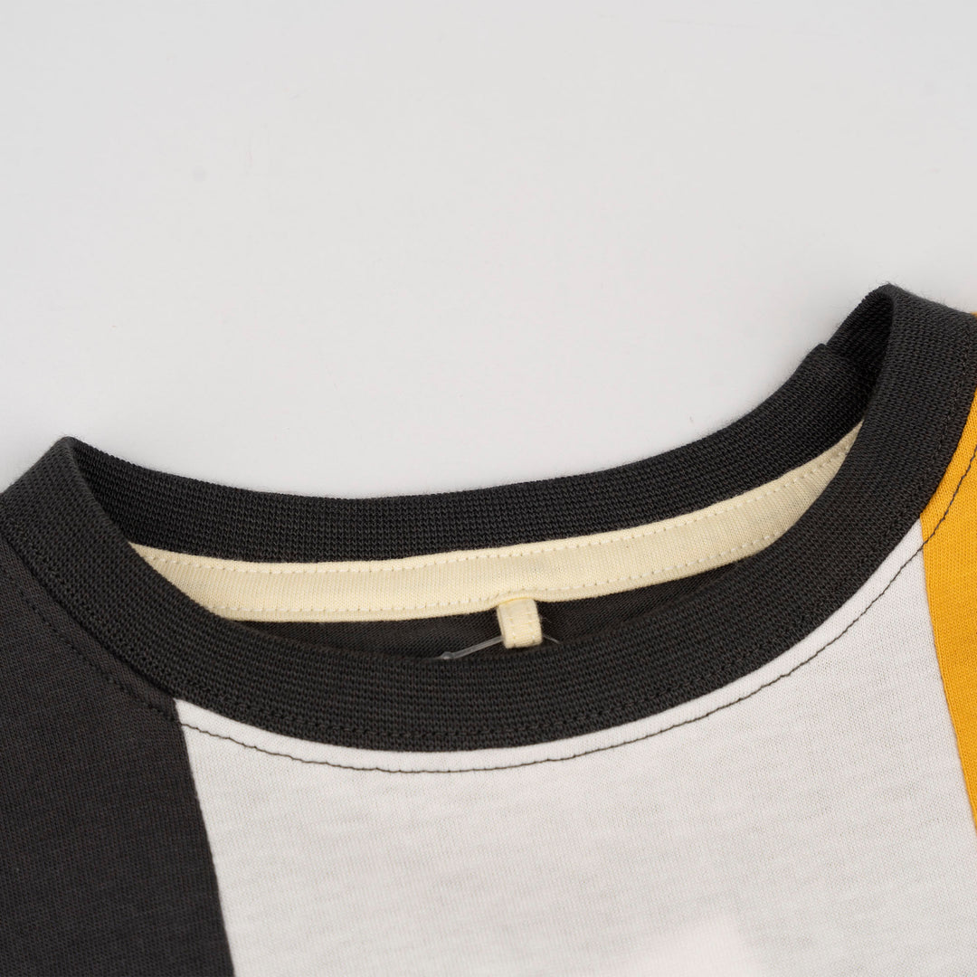 Grey Cut & Sew Short Sleeve Tee