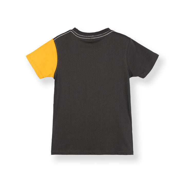 Grey Cut & Sew Short Sleeve Tee