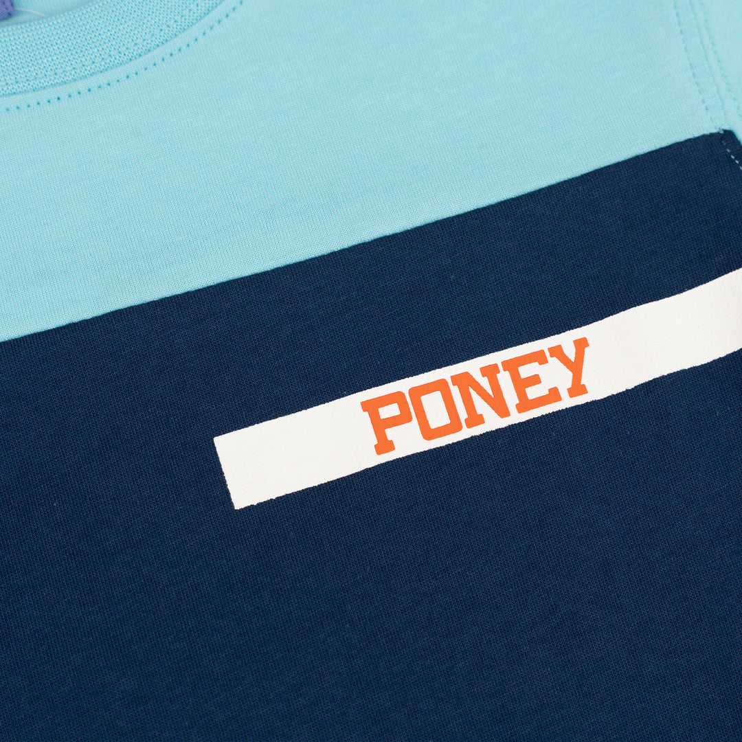 Turquoise Cut & Sew Short Sleeve Tee