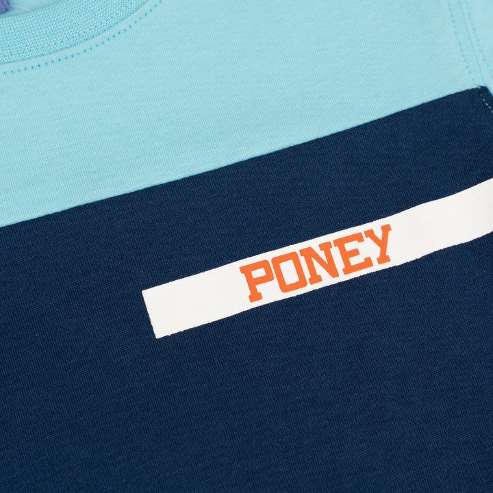 Turquoise Cut & Sew Short Sleeve Tee