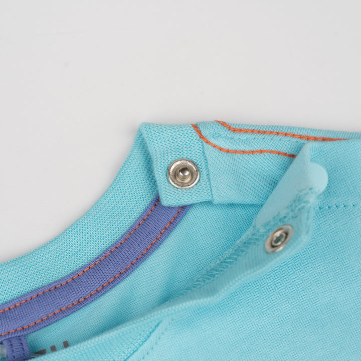 Baby Turquoise Cut & Sew Short Sleeve Tee