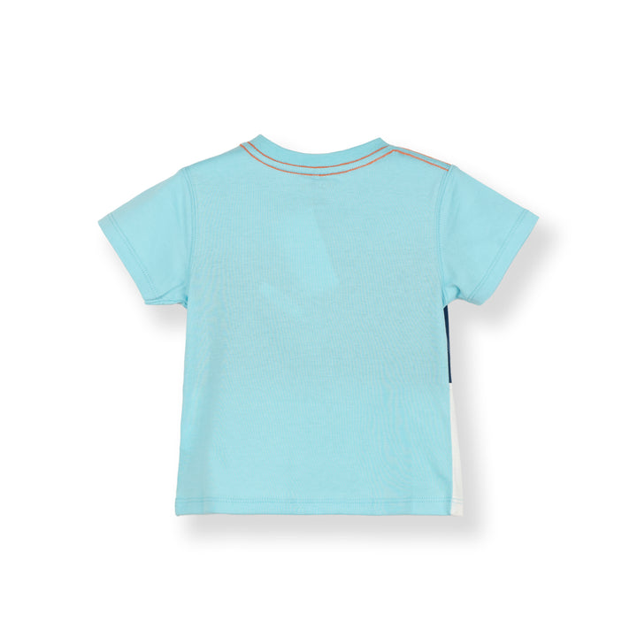 Baby Turquoise Cut & Sew Short Sleeve Tee