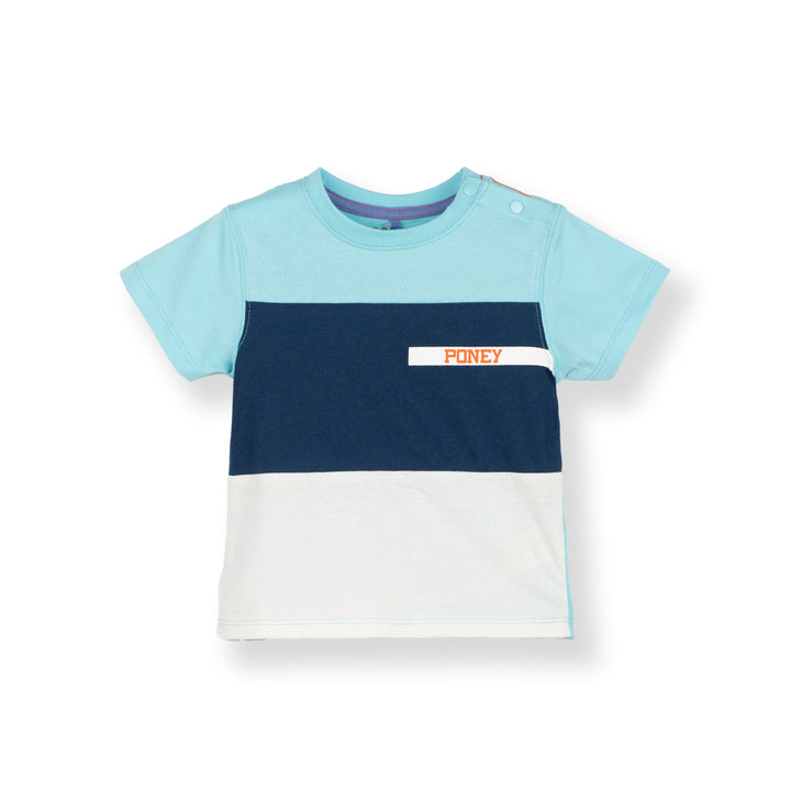 Baby Turquoise Cut & Sew Short Sleeve Tee