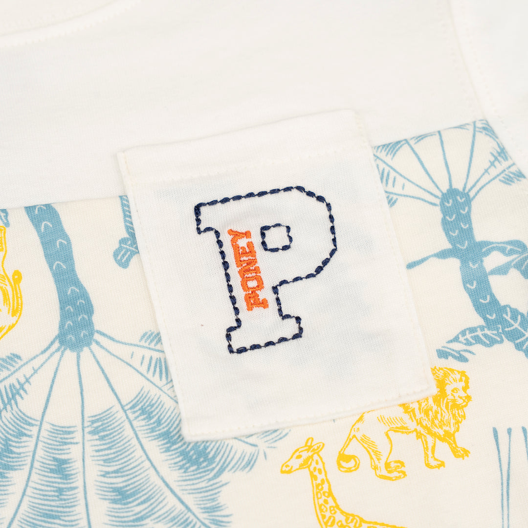 Baby White Cut & Sew Short Sleeve Tee