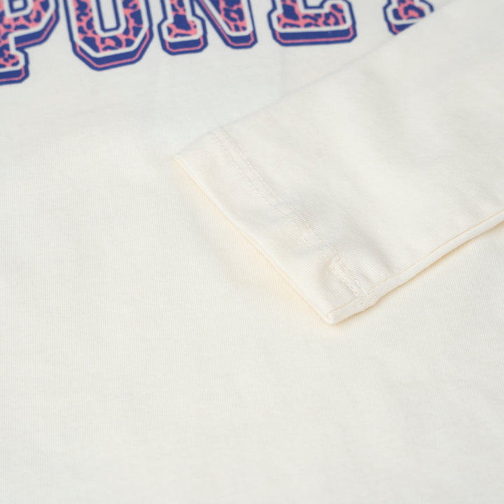 [Online Exclusive] Poney Girls Cream Pristine Long Sleeve Tee