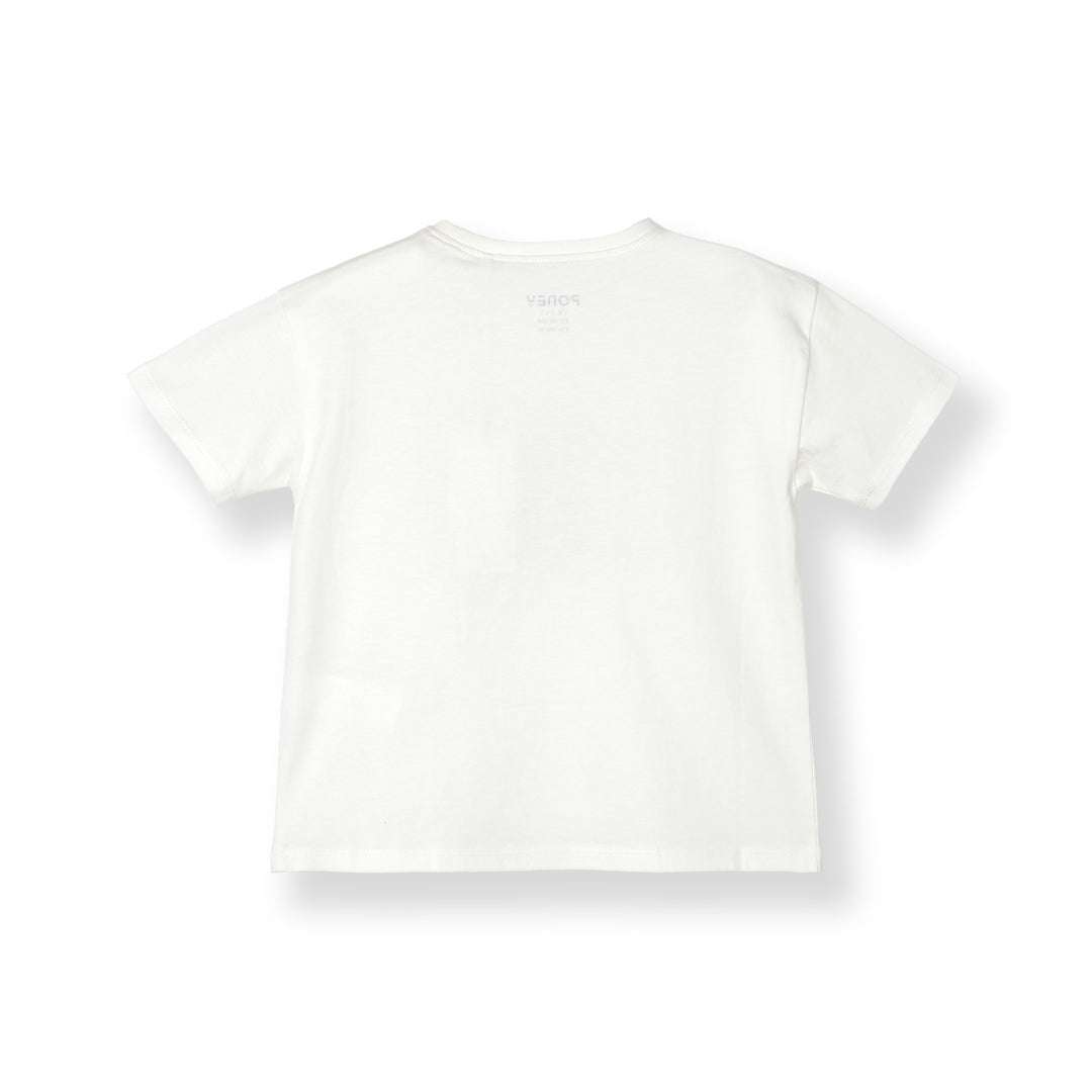 Poney Logo Stacked Short Sleeve Tee