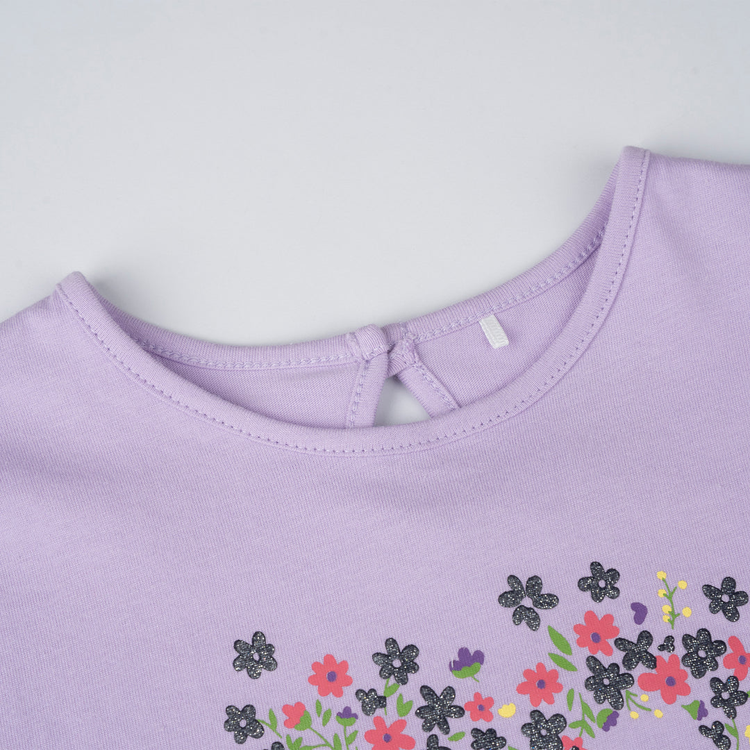 [Online Exclusive] Poney Girls Lt.Purple Mama's Mini Short Sleeve Tee