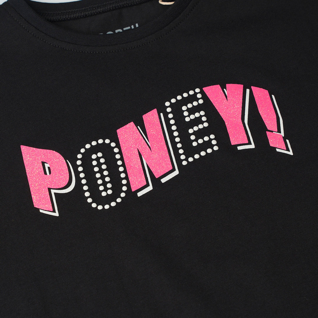 Poney Logo Wavy Short Sleeve Tee