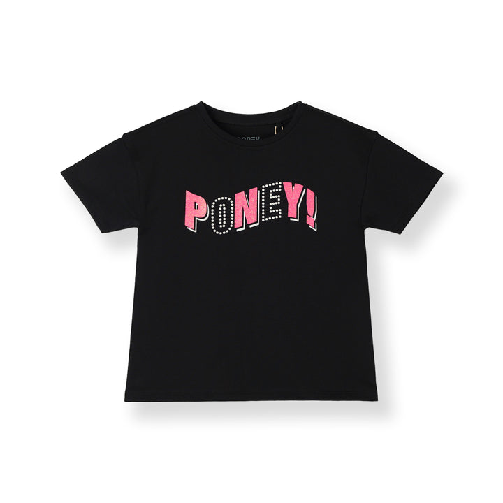 Poney Logo Wavy Short Sleeve Tee