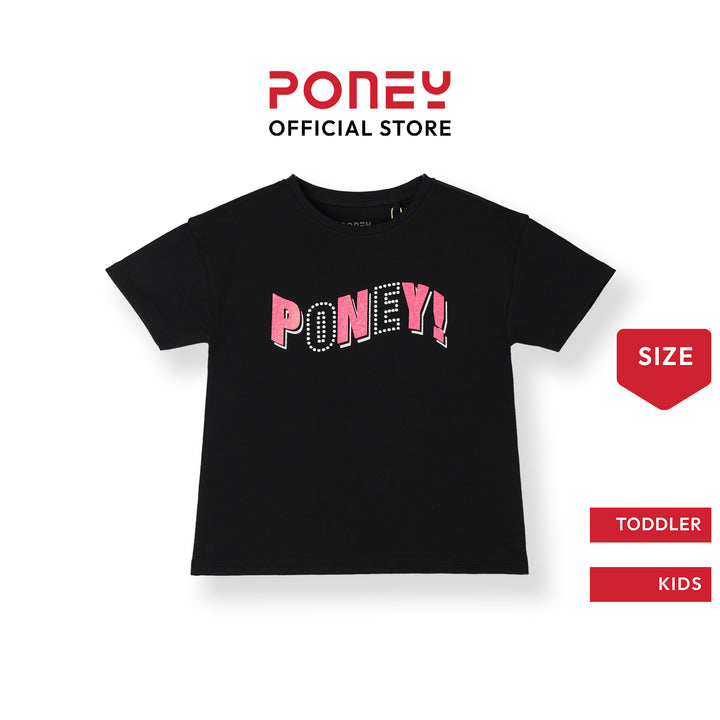 Poney Logo Wavy Short Sleeve Tee