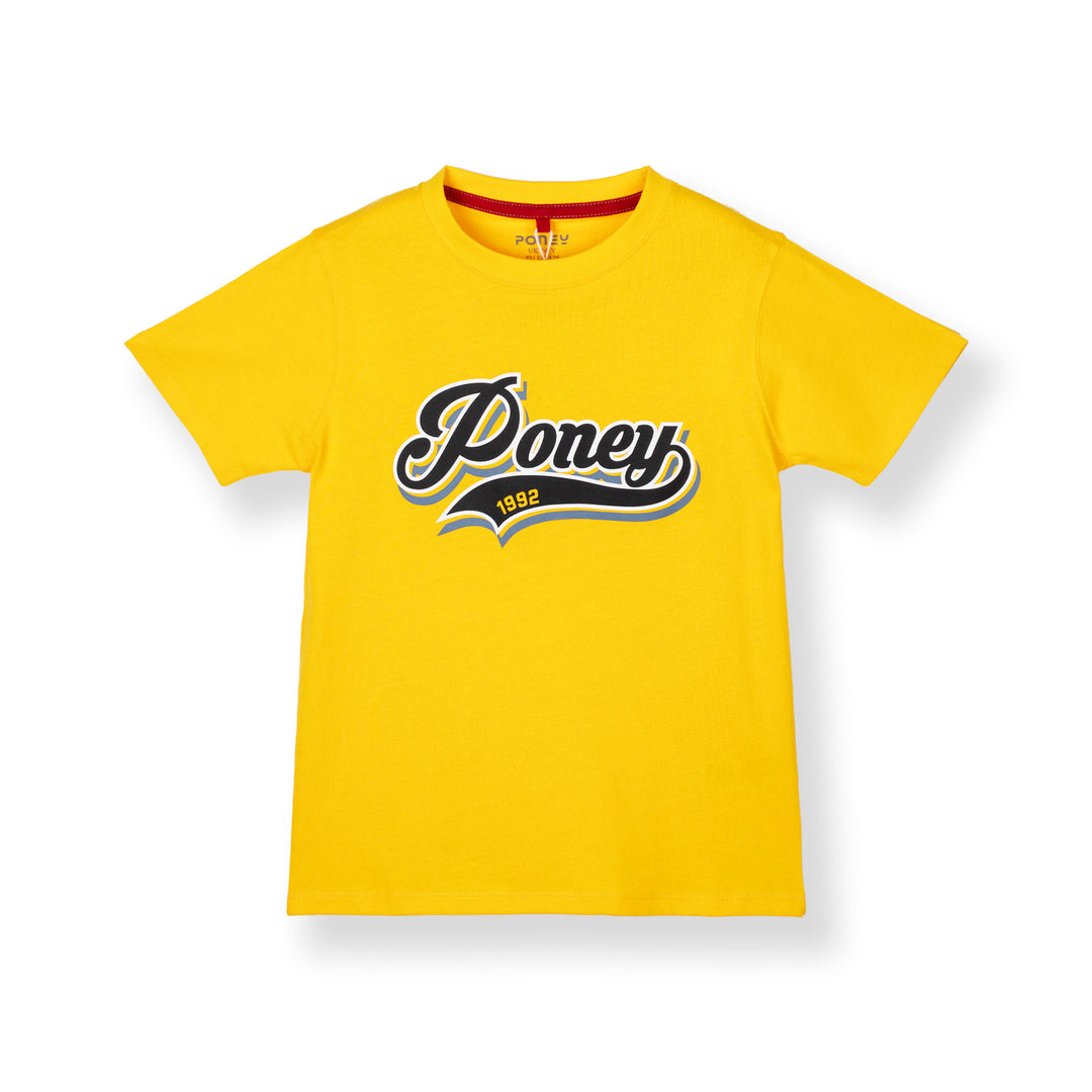 [NEW] Poney Unisex Kids Poney Authentic Logo Short Sleeve Tee