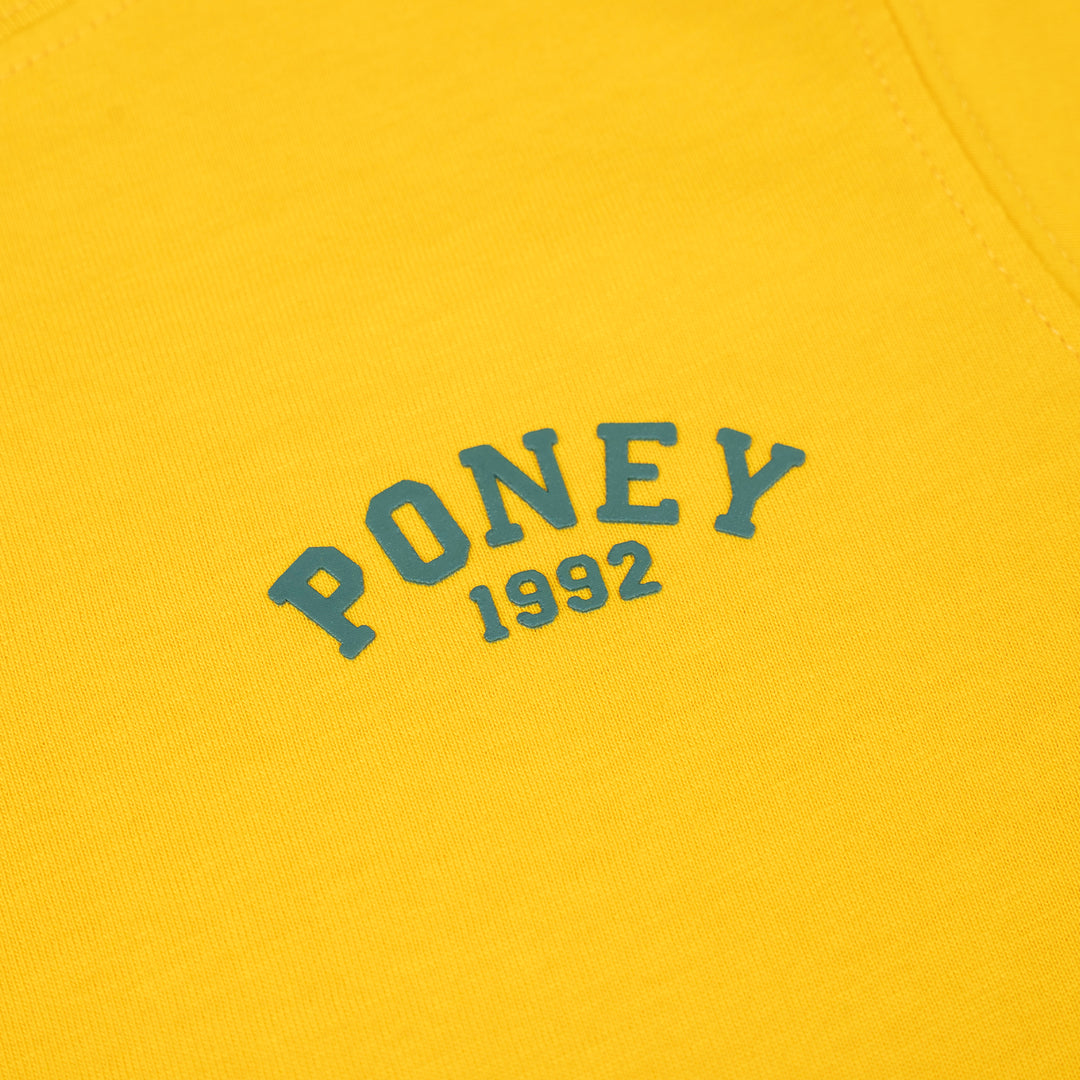 Poney Unisex Mustard Poney Logo Tee