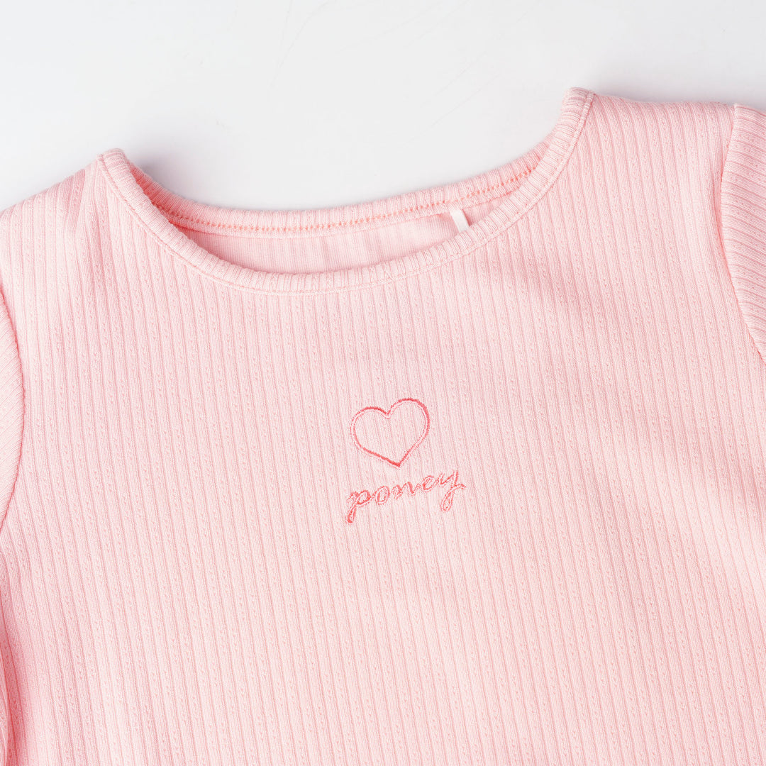 Crystal Pink Long Sleeve Tee