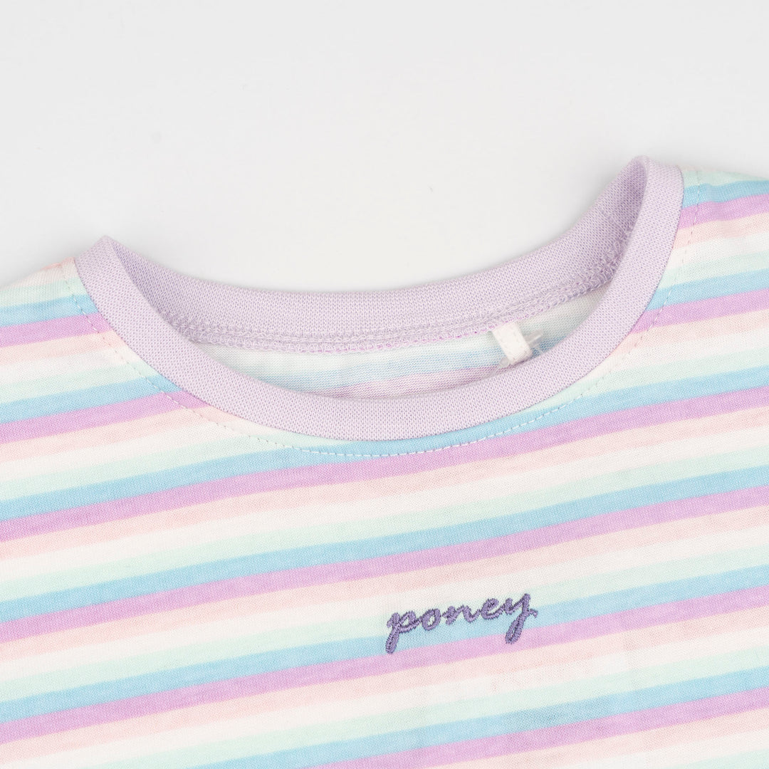 Candy Striped Short Sleeve Tee