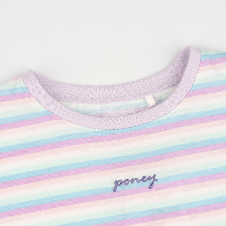 Candy Striped Short Sleeve Tee