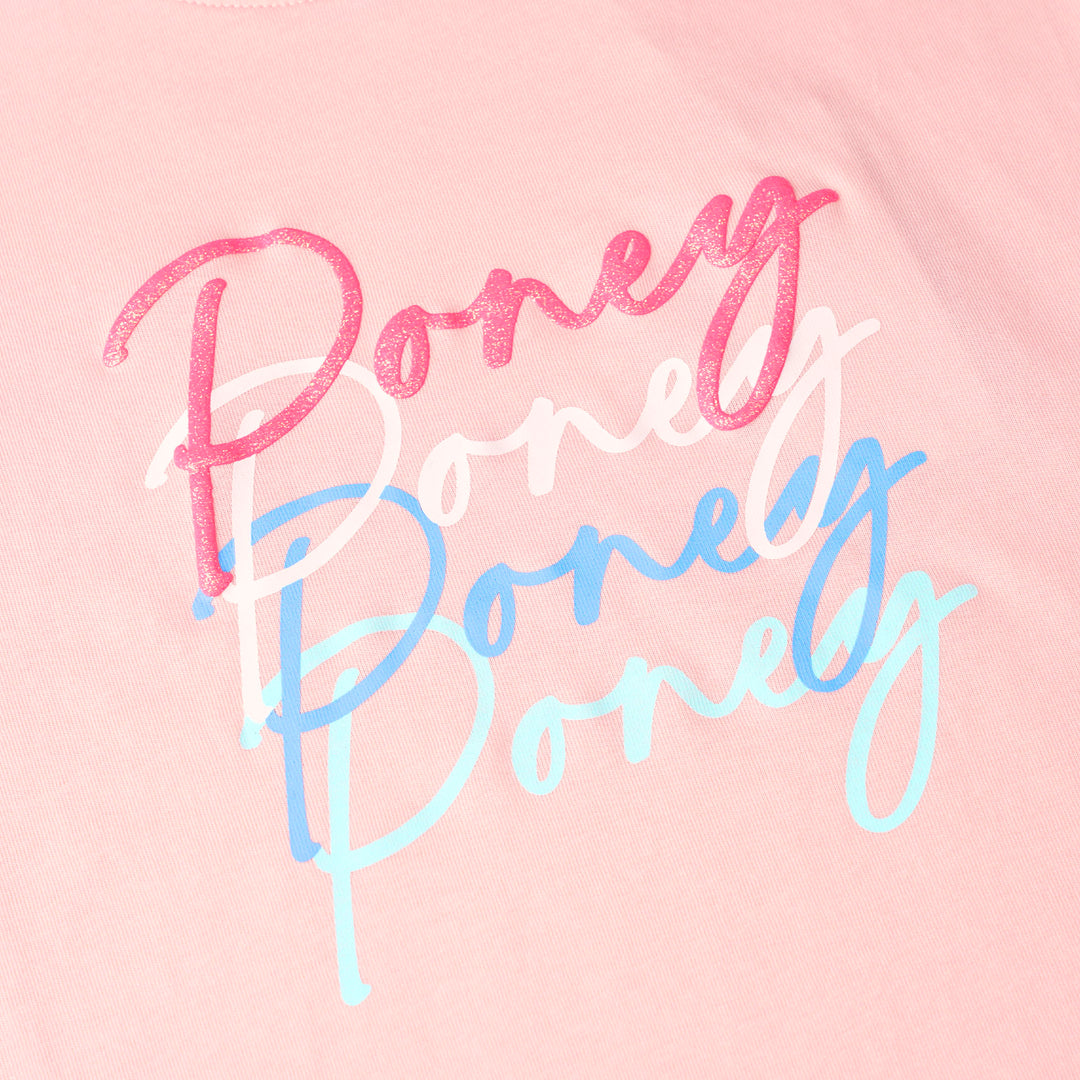 Poney Logo Scripted Short Sleeve Tee