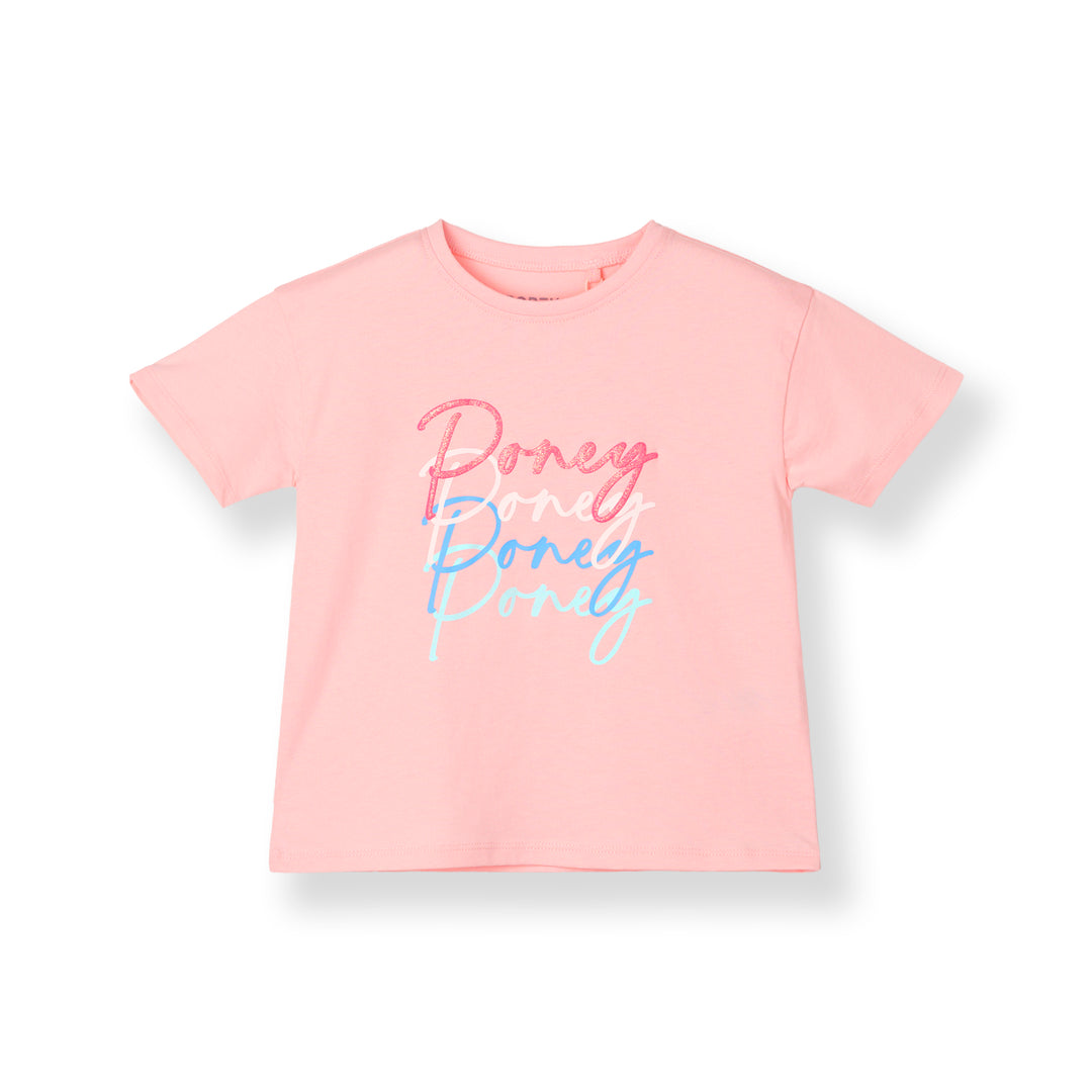 Poney Logo Scripted Short Sleeve Tee