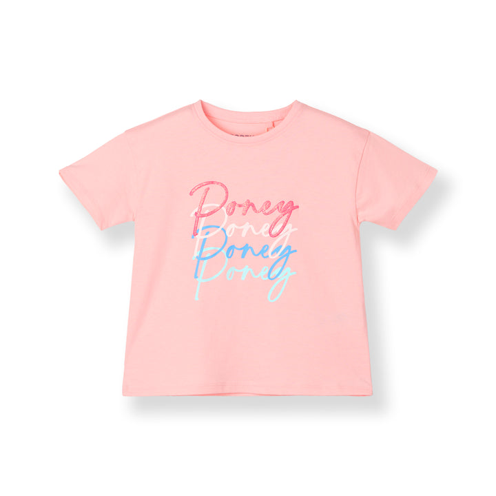 Poney Logo Scripted Short Sleeve Tee