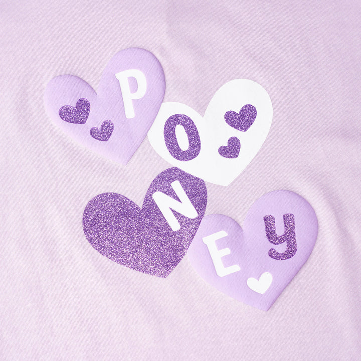 Poney Logo Heart Short Sleeve Tee