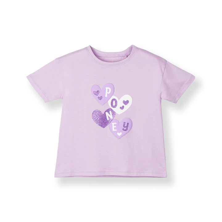 Poney Logo Heart Short Sleeve Tee