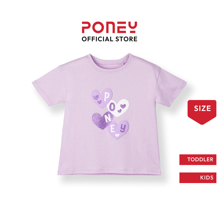 Poney Logo Heart Short Sleeve Tee