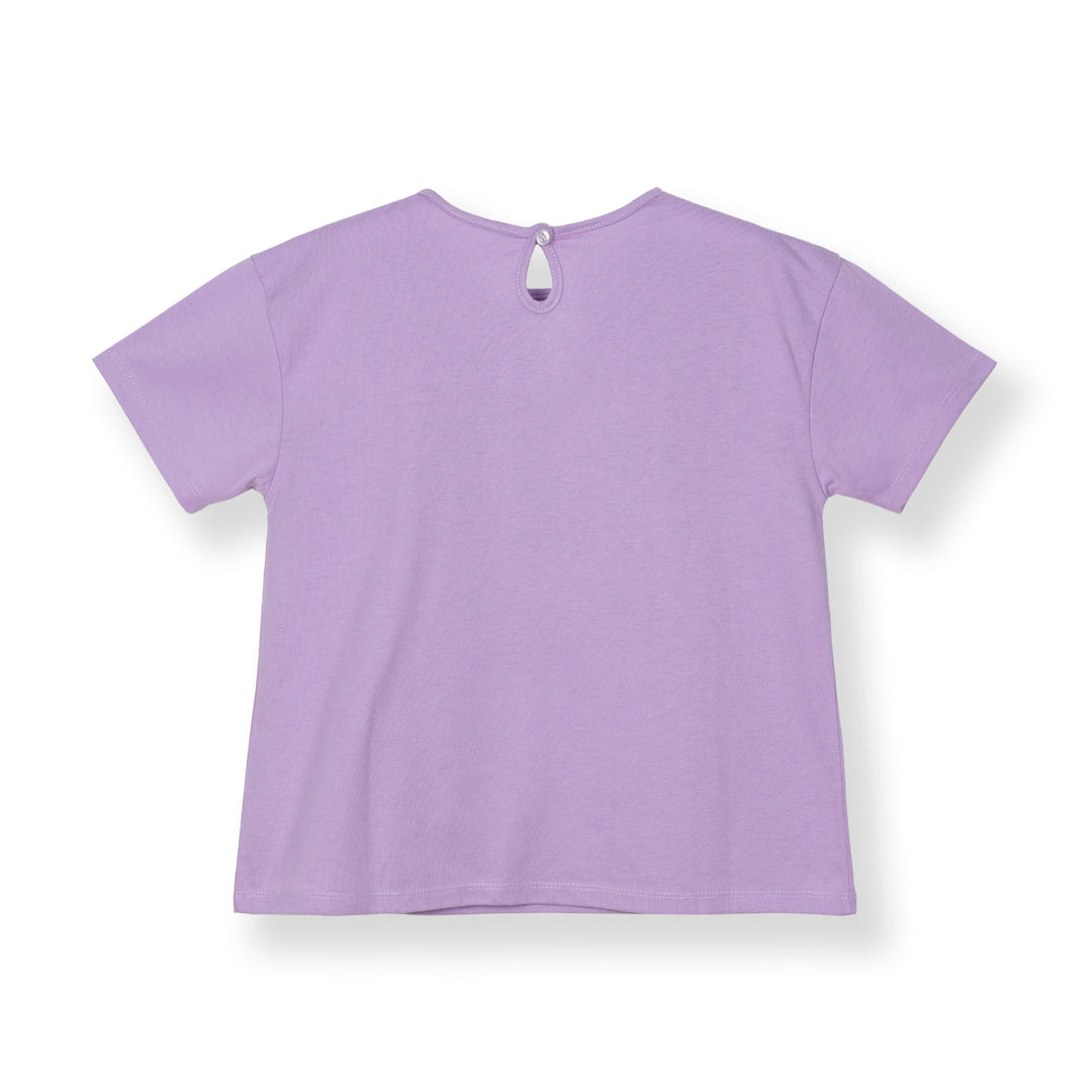 [Online Exclusive] Poney Girls Purple Mama's Mini Short Sleeve Tee