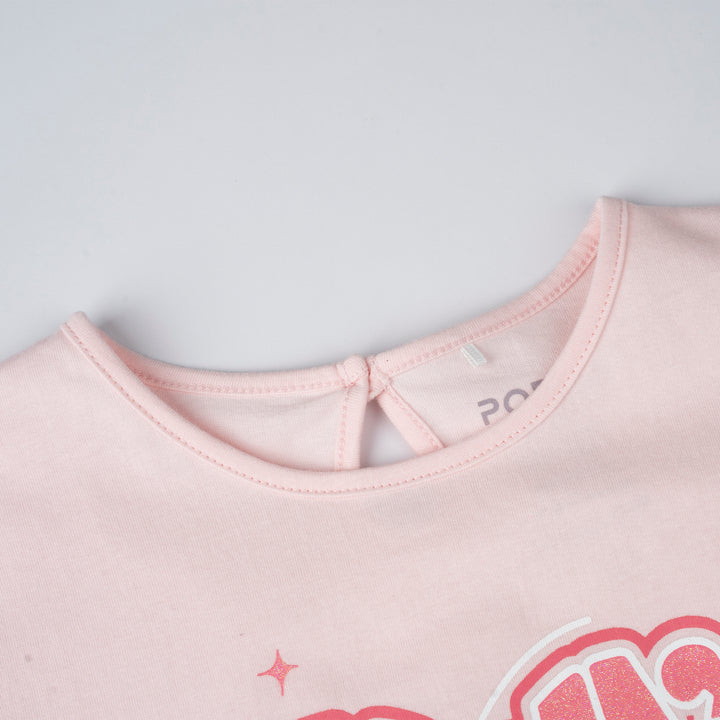[Online Exclusive] Poney Girls Pink Mama's Girl Short Sleeve Tee