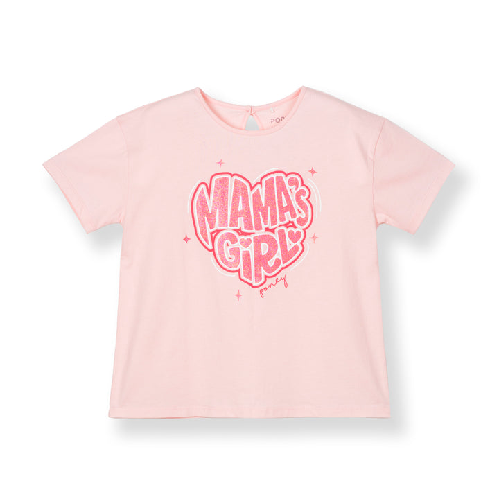 [Online Exclusive] Poney Girls Pink Mama's Girl Short Sleeve Tee