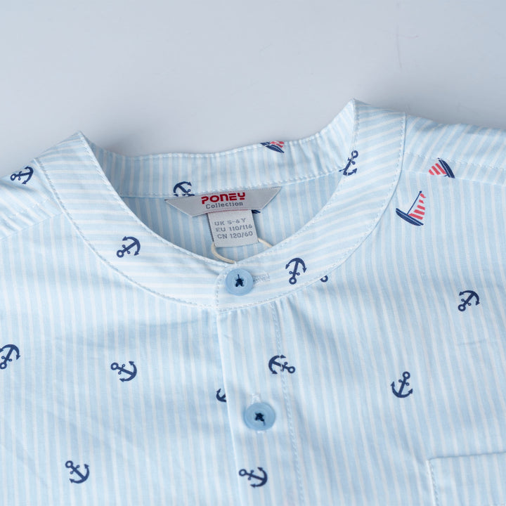 Sail Striped Long Sleeve Shirt