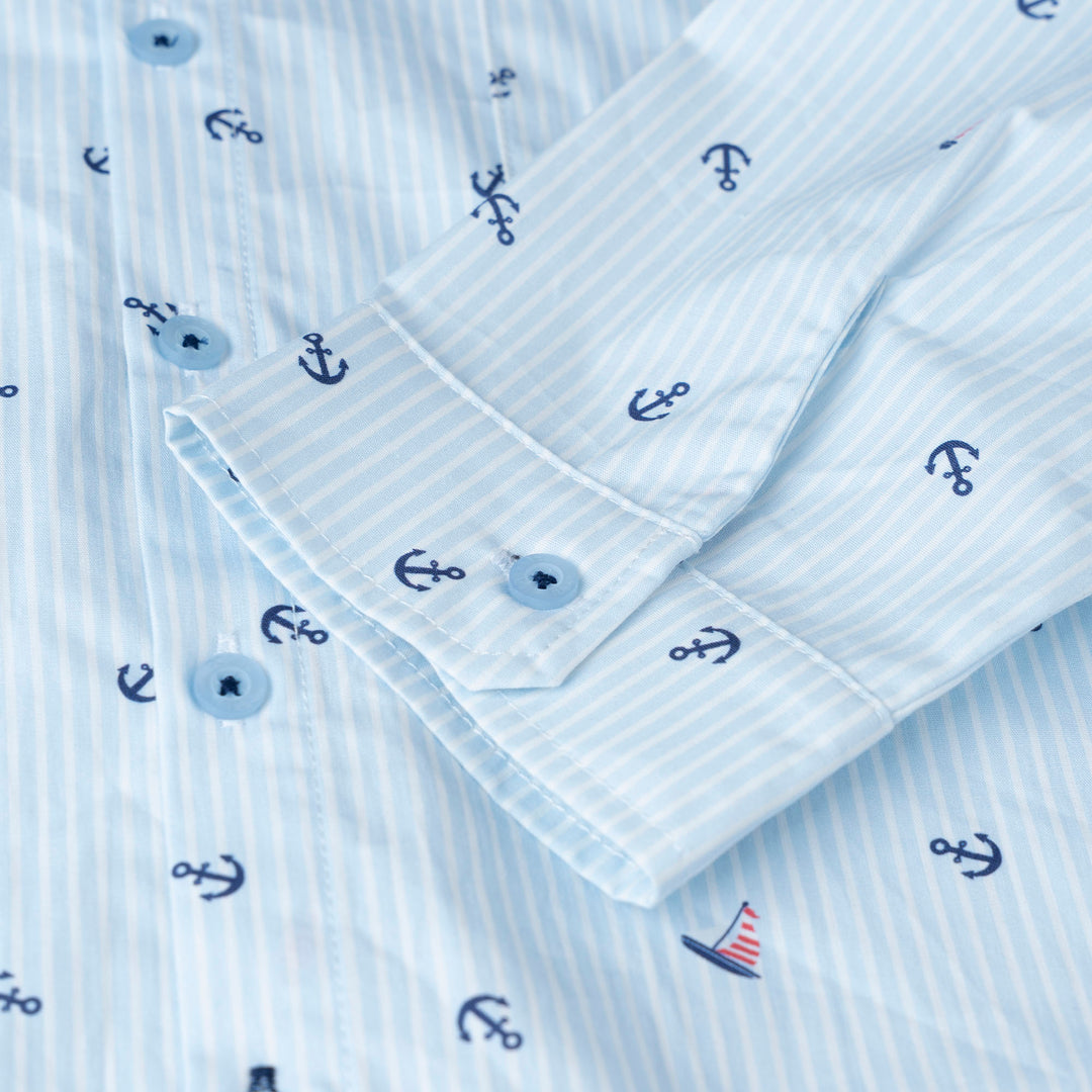 Sail Striped Long Sleeve Shirt