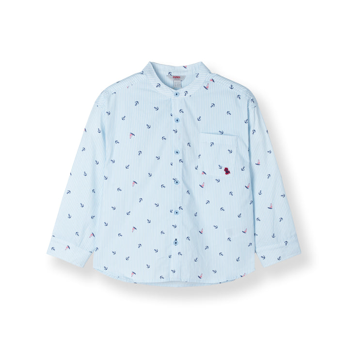 Sail Striped Long Sleeve Shirt