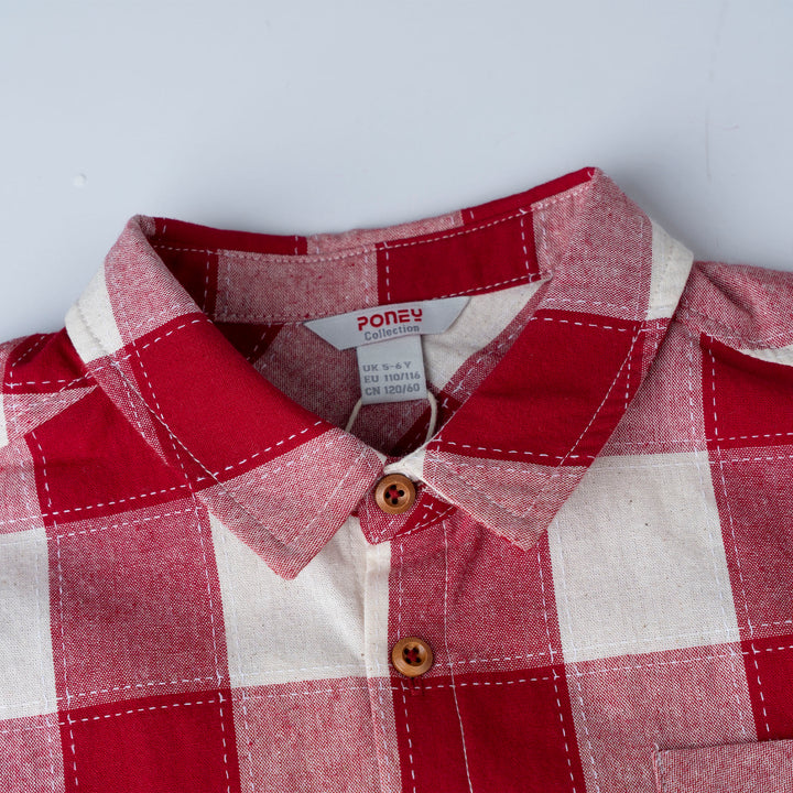 Cider Checkered Long Sleeve Shirt