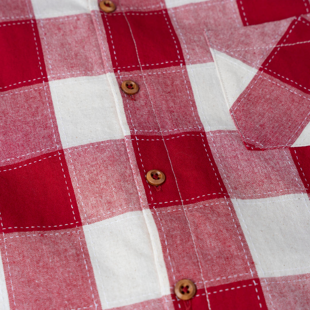 Cider Checkered Long Sleeve Shirt