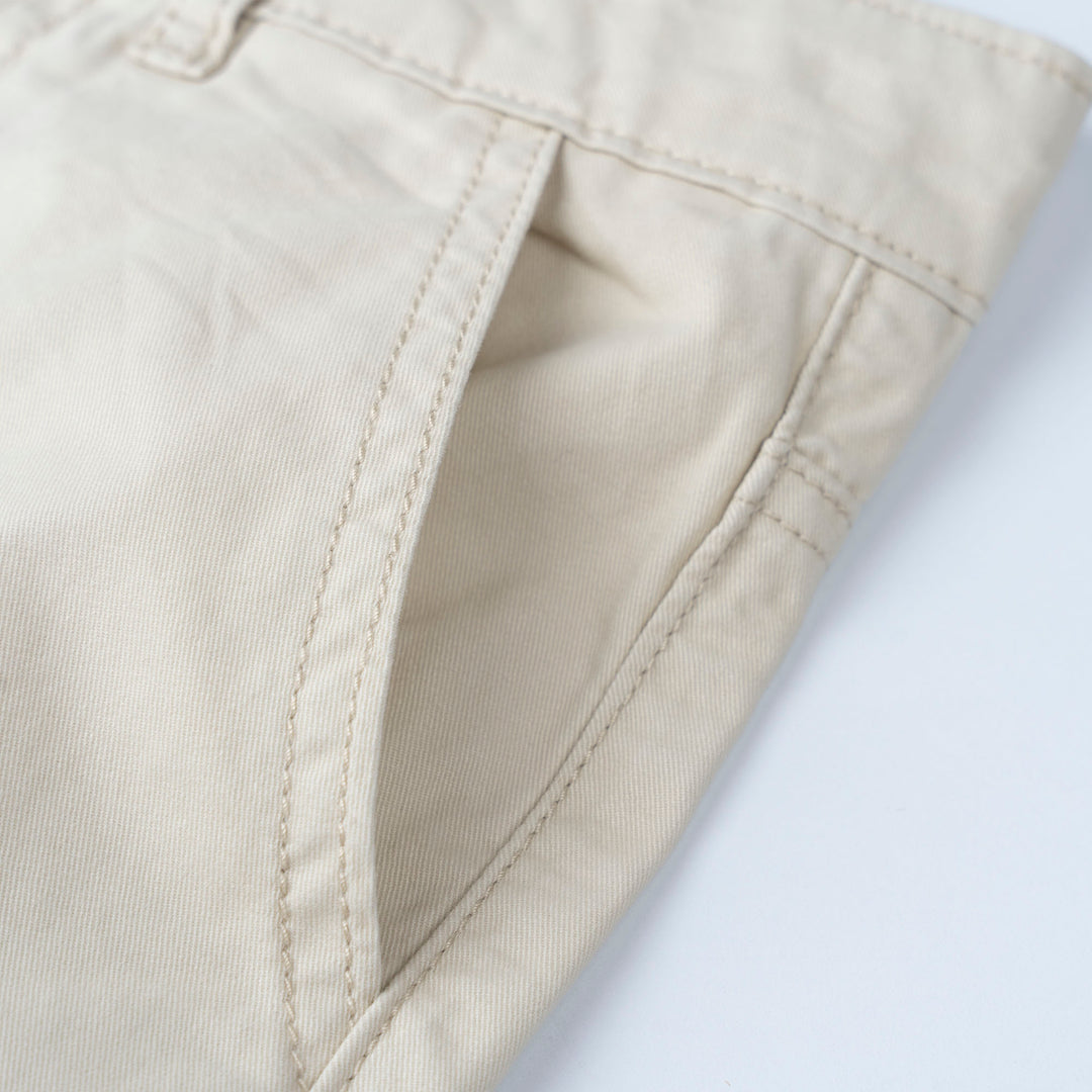 Light Khaki Regular Fit Chino Long Pants