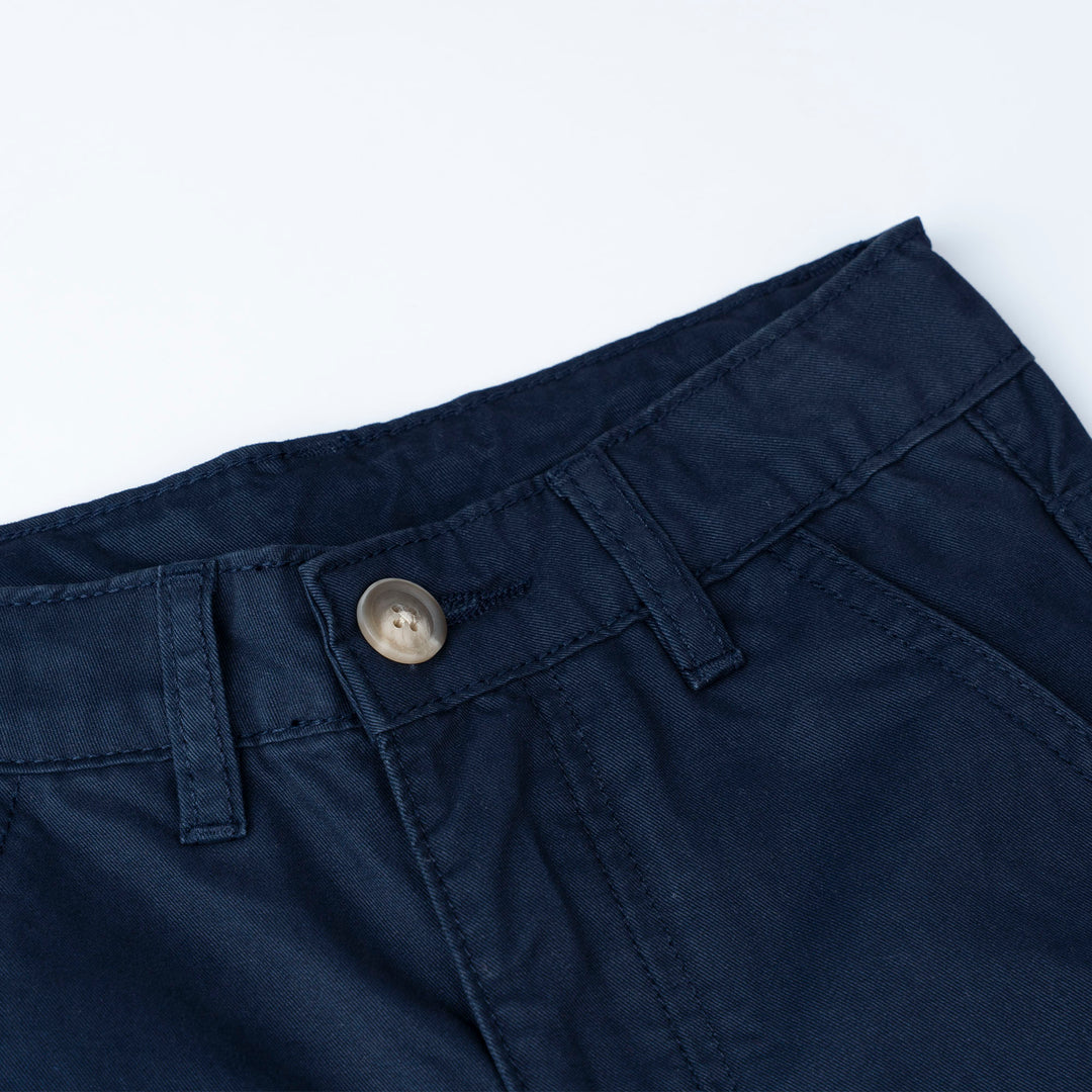 Navy Regular Fit Chino Long Pants