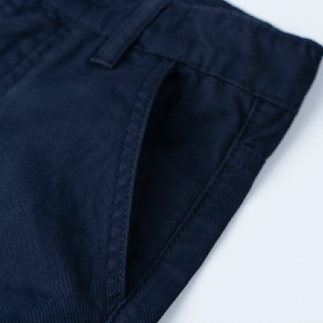 Navy Regular Fit Chino Long Pants
