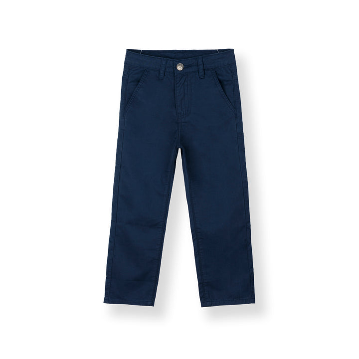 Navy Regular Fit Chino Long Pants