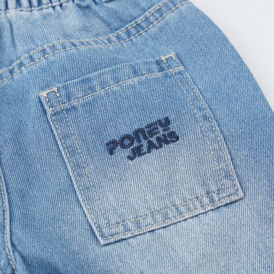 Poney Light Blue Relaxed Fit Jeans