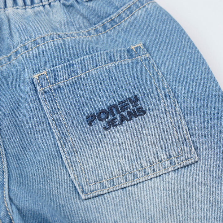 Poney Light Blue Relaxed Fit Jeans