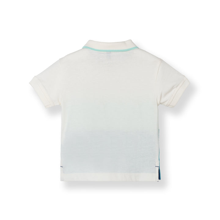 Baby Boy Triple Splash Cut & Sew Short Sleeve Polo (2250441KB)
