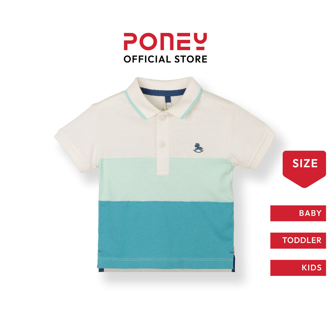Baby Boy Triple Splash Cut & Sew Short Sleeve Polo (2250441KB)
