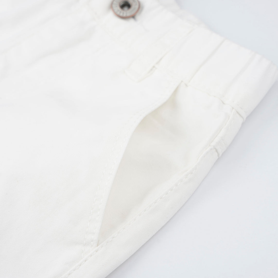 Poney Girl White Wide Leg Long Pants