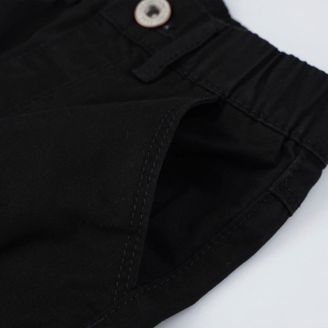 Poney Girl Black Wide Leg Long Pants