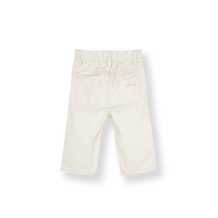 Poney Light Khaki Zip-Up Long Pants