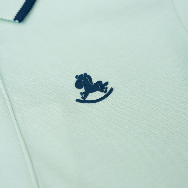 Baby Boy Aqua Breeze Classic Short Sleeve Polo (2250456KB)